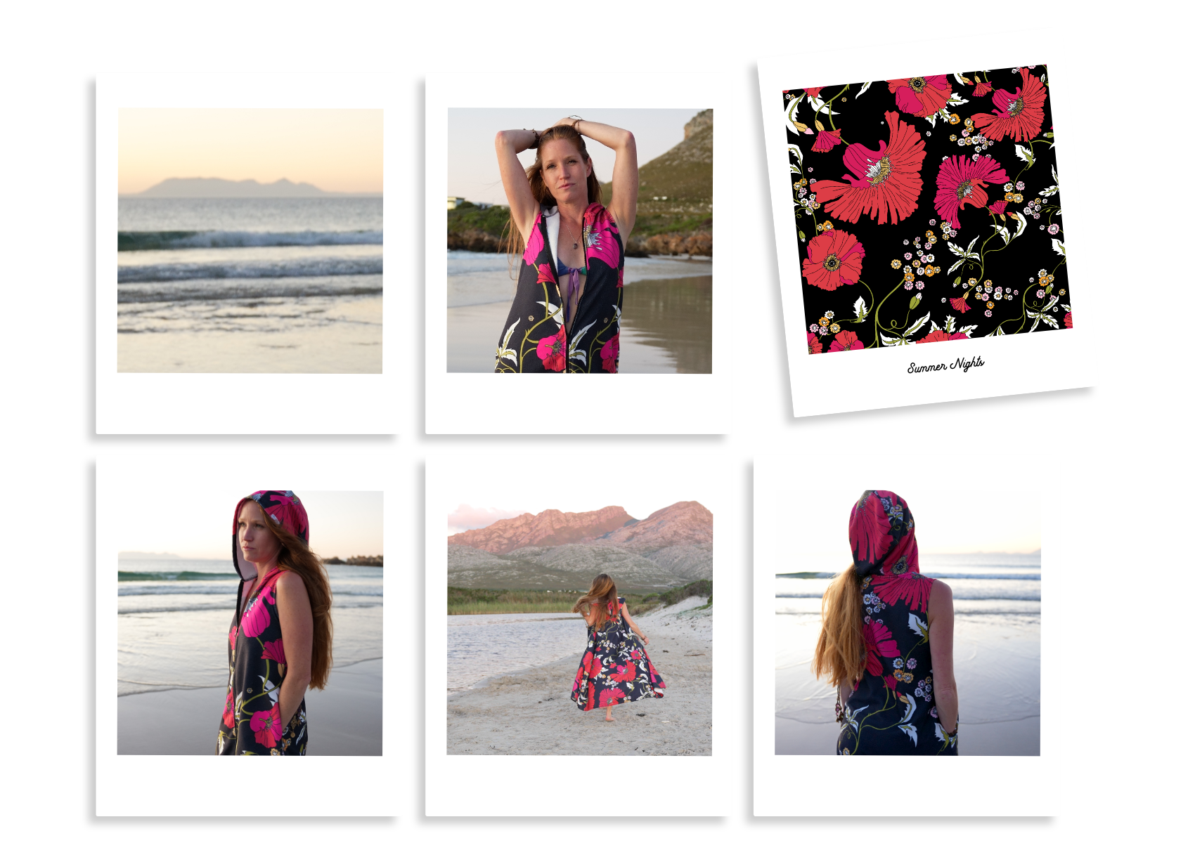 Be.loved swim robe in Wendy's signature floral print